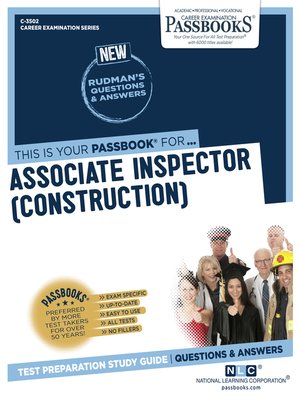 cover image of Associate Inspector (Construction)